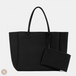 Black VIVAIA Maia Tote Women's Bags - YKU-2675