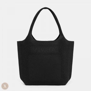 Black VIVAIA Zahara Tote Women's Bags - TYL-2949