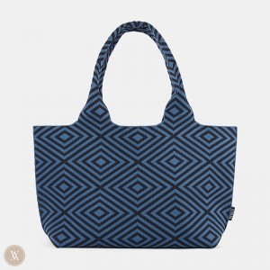 Blue VIVAIA Wallace Tote-Diamond Women's Bags - SNI-6264