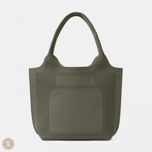 Grey Green VIVAIA Zahara Tote Women's Bags - IMS-4183