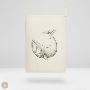 Marine Whale VIVAIA Canva Storage Bag-Marine Whale Women's Bags - JXN-6600