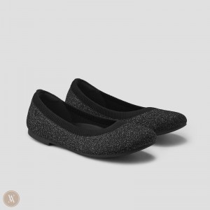 Metal Black VIVAIA Claire Women's Round-Toe Flats - XFE-1965