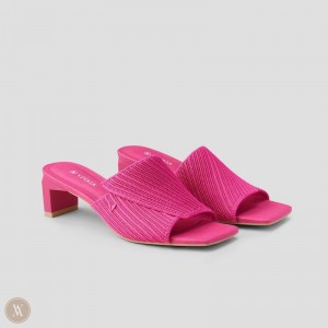 Pitaya VIVAIA Jade Women's Square-Toe Block Heel Slide - GIN-2215