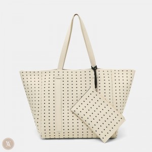 Polka Dots VIVAIA Hallie Tote-Polka Dots Women's Bags - EIU-7655