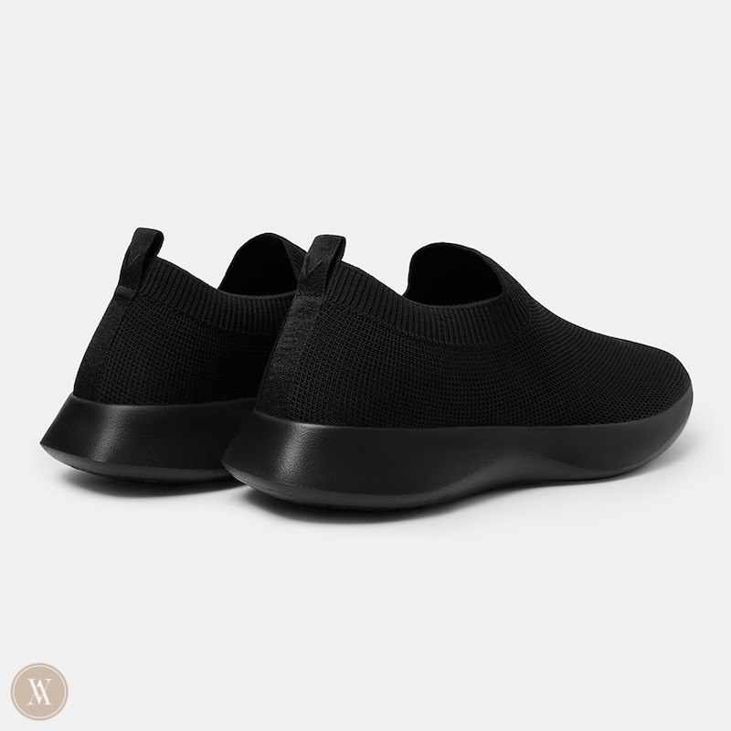 Black VIVAIA Bernie Men's Waterproof Slip-on Sneakers - DMY-9601