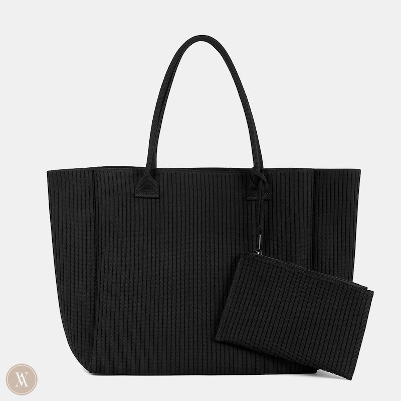 Black VIVAIA Maia Tote Women\'s Bags - YKU-2675