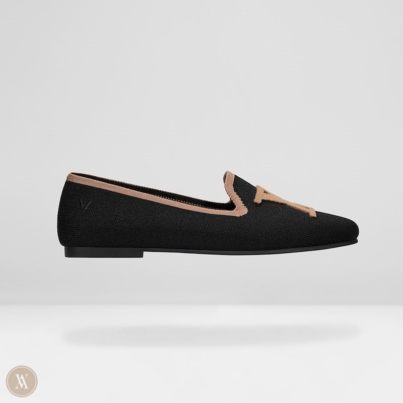 Black VIVAIA Nadia Women's Round-Toe Loafers - UAK-1316