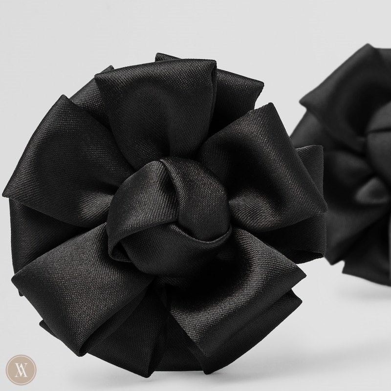 Black VIVAIA Removable Bows-Clara Women's DIY Charms - SEX-8255