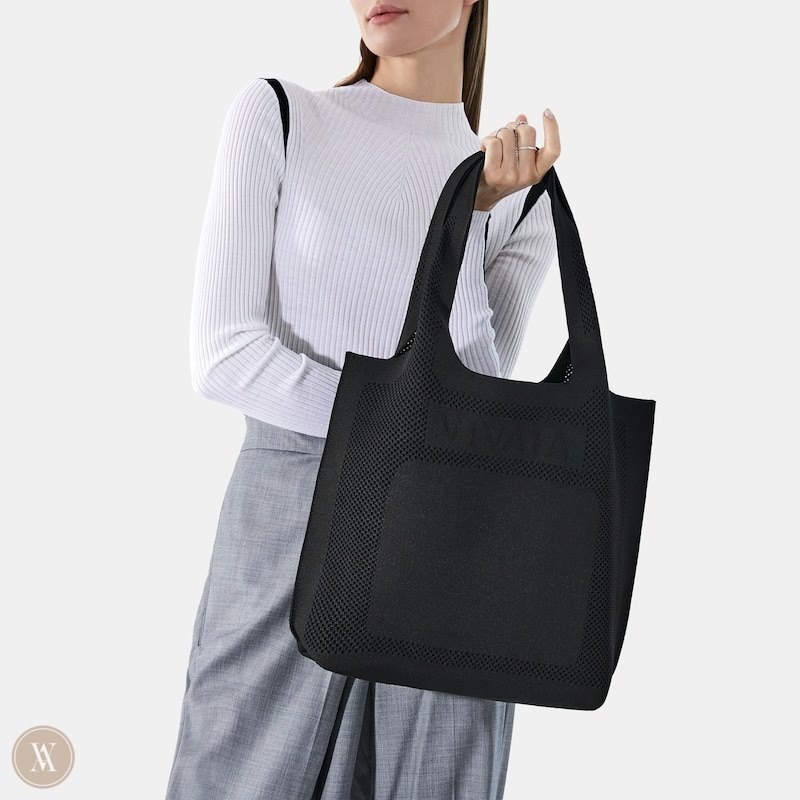 Black VIVAIA Zahara Tote Women's Bags - TYL-2949