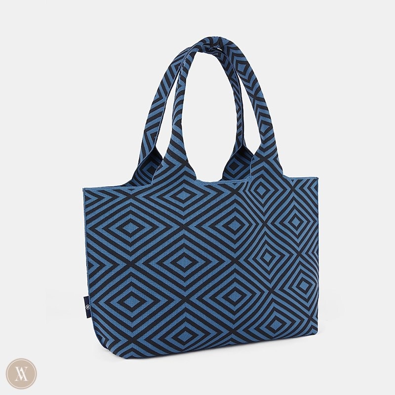 Blue VIVAIA Wallace Tote-Diamond Women's Bags - SNI-6264