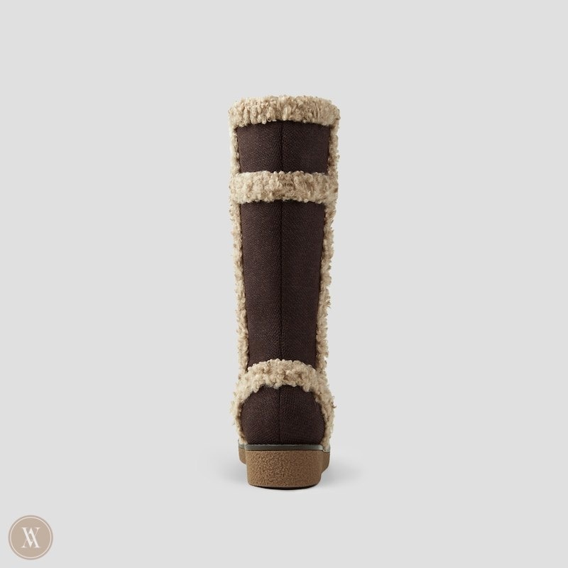 Dark Chocolate VIVAIA Camila Women's Faux Fur Boots - GXD-6094