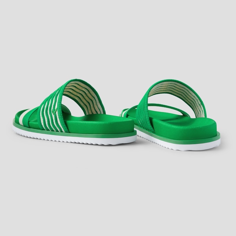 Green VIVAIA Naina Women's Double Straps Slide Sandals - TAY-7652