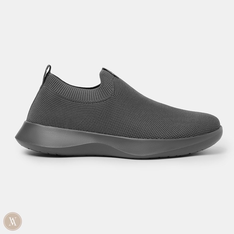 Grey VIVAIA Bernie Men's Waterproof Slip-on Sneakers - ALT-8311