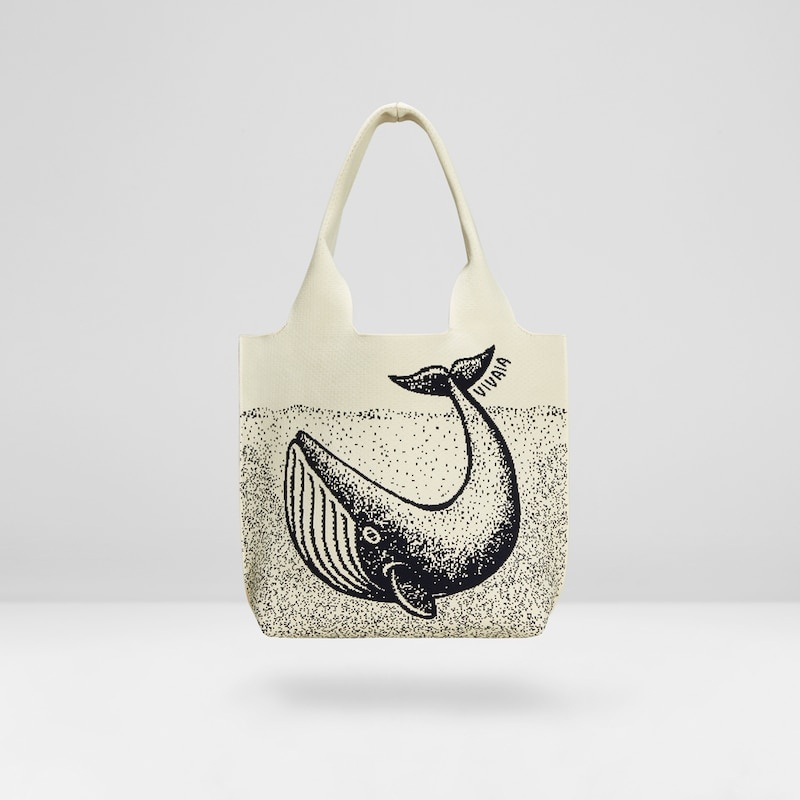 Marine Whale VIVAIA Yoki Tote-Marine Whale Women\'s Accessories - UHS-1914