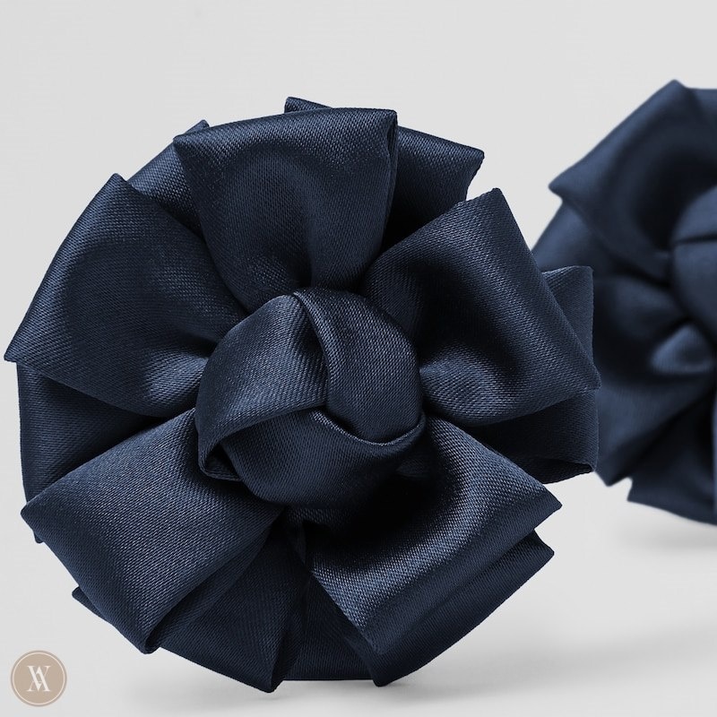 Navy VIVAIA Removable Bows-Clara Women's DIY Charms - GUV-3320