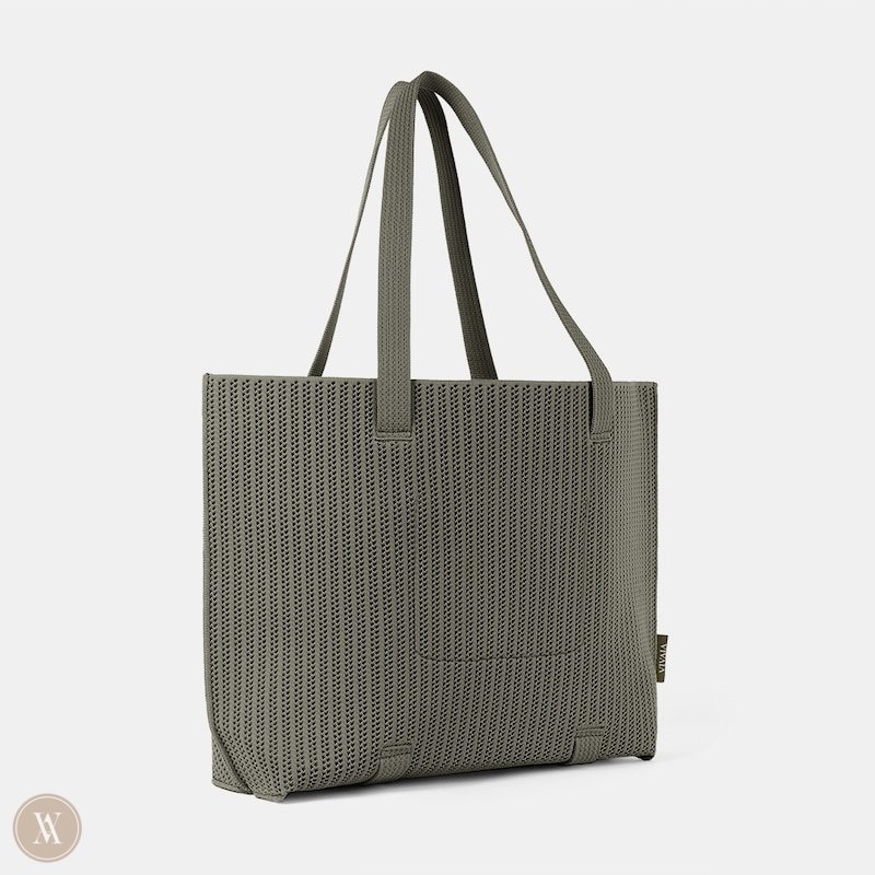 Olive Green VIVAIA Zaneta Tote Women's Bags - OIQ-6503