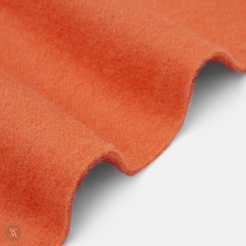 Orange Red VIVAIA Wool Scarf-Orange Red Women's Scarves - KYK-9973