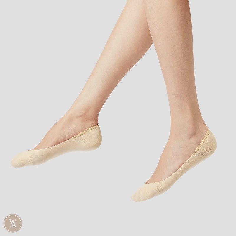 Padded Low Cut Socks - Almond VIVAIA 4-Pair Pack Padded Low Cut Women's Socks - GMM-3981