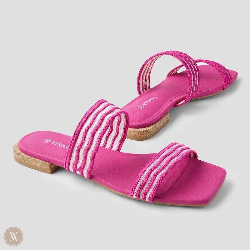 Pitaya Waves VIVAIA Maya Women's Square-Toe Slide Sandals - MIY-5918