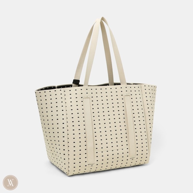 Polka Dots VIVAIA Hallie Tote-Polka Dots Women's Bags - EIU-7655