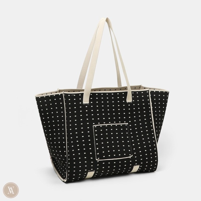 Polka Dots VIVAIA Hallie Tote-Polka Dots Women's Bags - EIU-7655