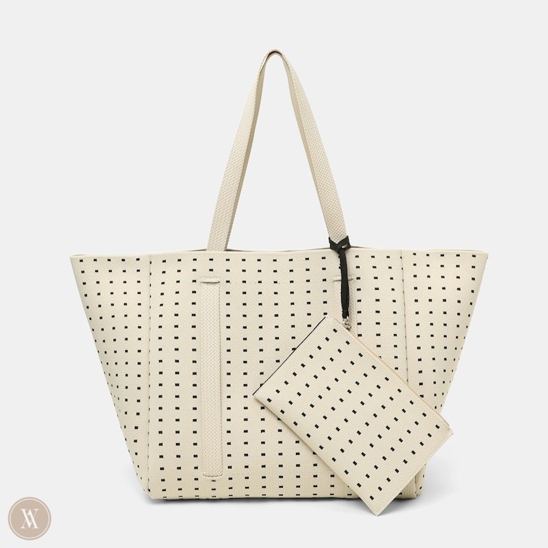 Polka Dots VIVAIA Hallie Tote-Polka Dots Women\'s Bags - EIU-7655