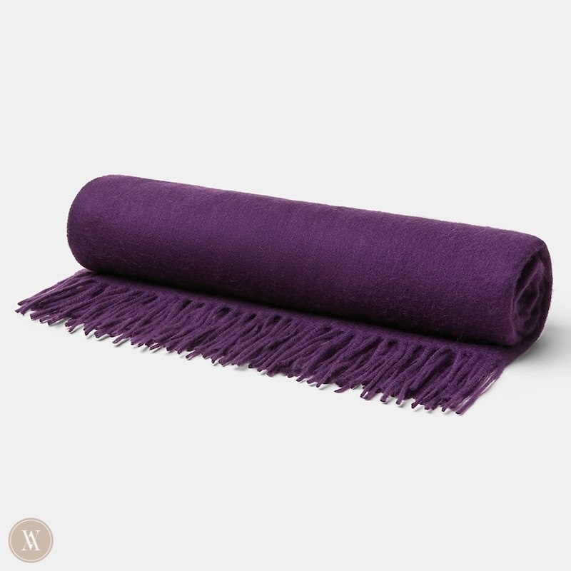 Purple VIVAIA Wool Shawl Women's Scarves - GGE-4668