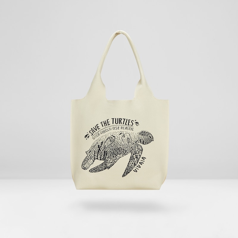 Sea Turtle VIVAIA Yoki Tote-Sea Turtle Women\'s Accessories - VQS-7339